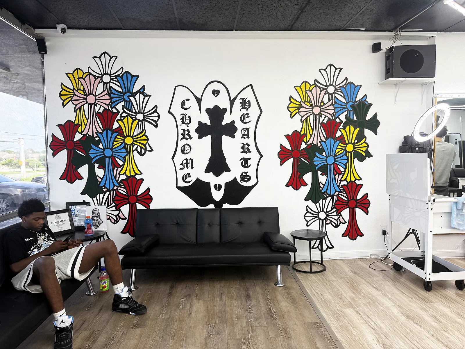 The Bankz BarberHouse floor
